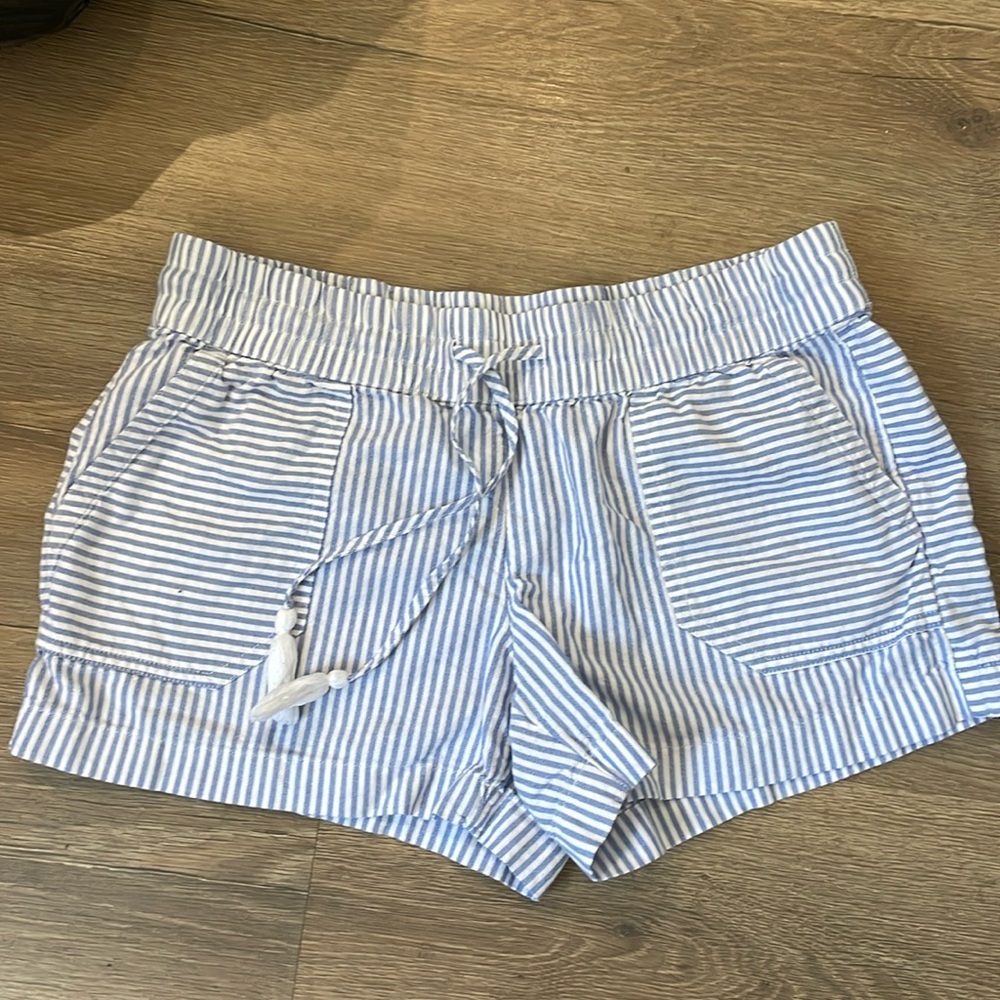Vineyard Vines Seersucker tassel tie shorts Sz XS NWOT
